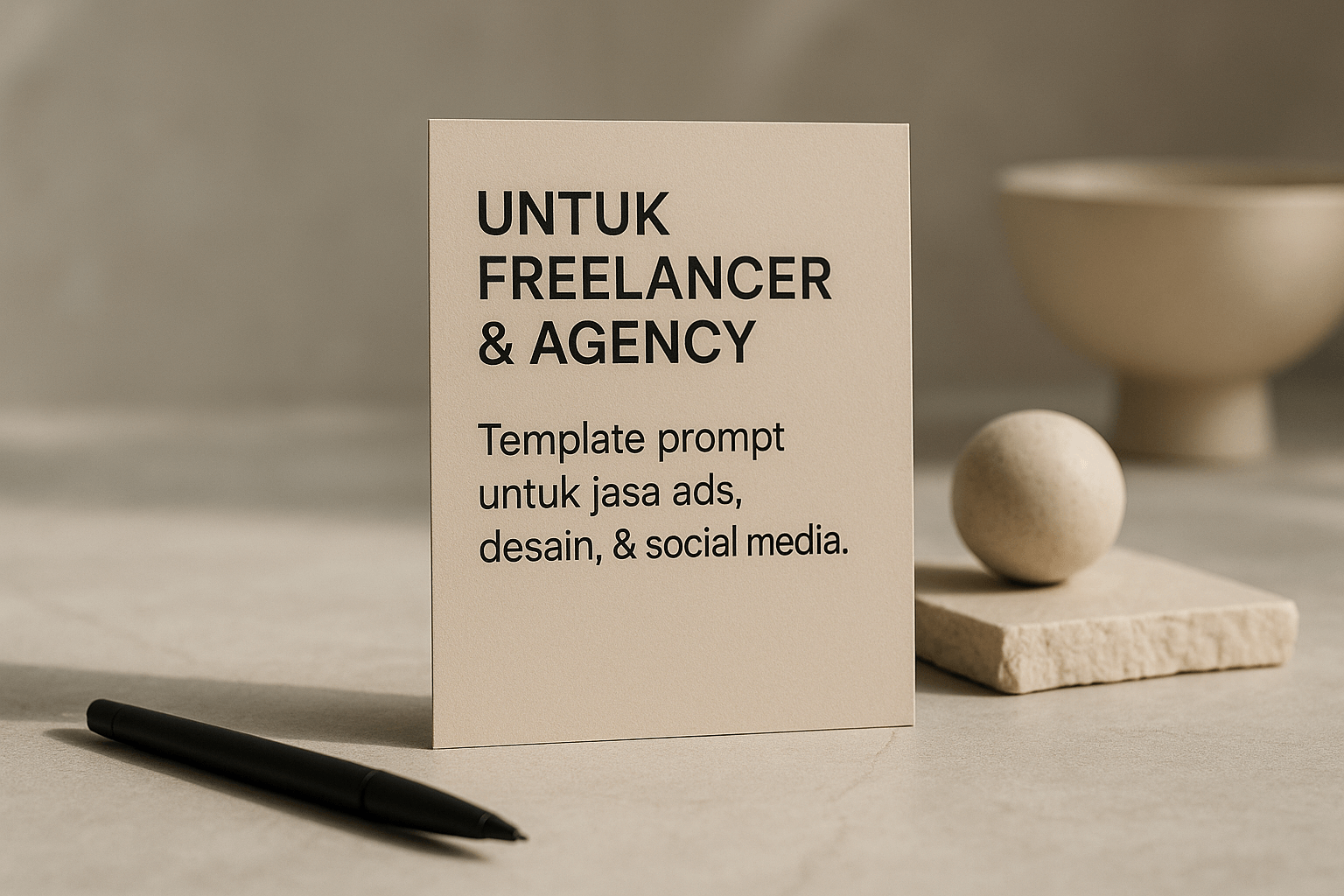 Contoh prompt untuk freelancer dan agency