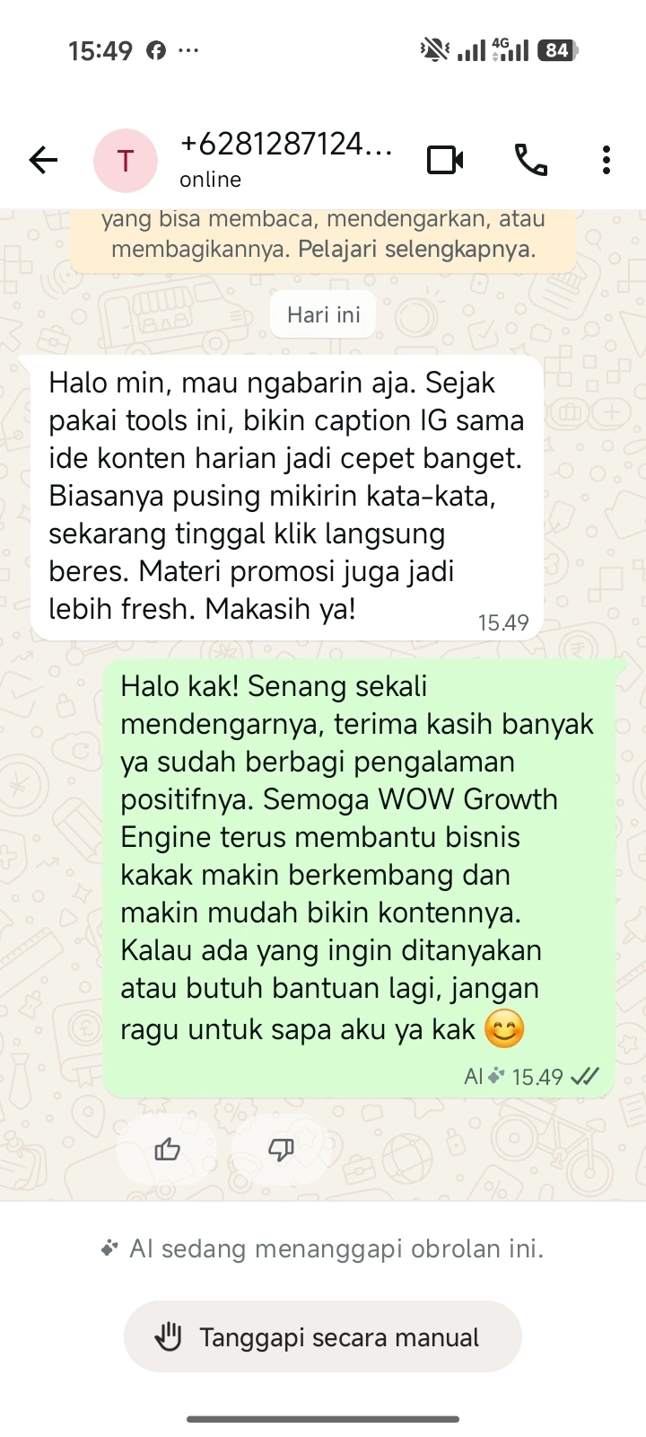 Testimoni WOW Growth Engine